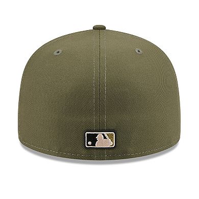 Men's New Era Olive New York Mets 2026 Armed Forces Day 59FIFTY Fitted Hat