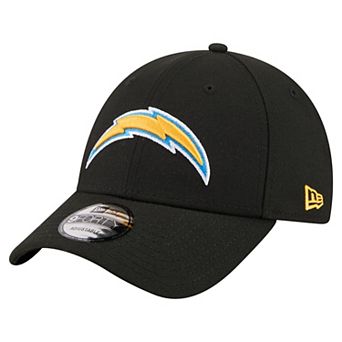 Men's New Era Black Los Angeles Chargers Core Team 9FORTY Adjustable Hat