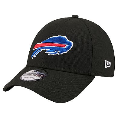 Men's New Era Black Buffalo Bills Core Team 9FORTY Adjustable Hat