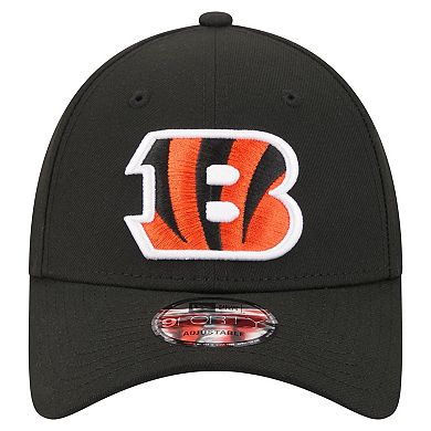 Men's New Era Black Cincinnati Bengals Core Team 9FORTY Adjustable Hat