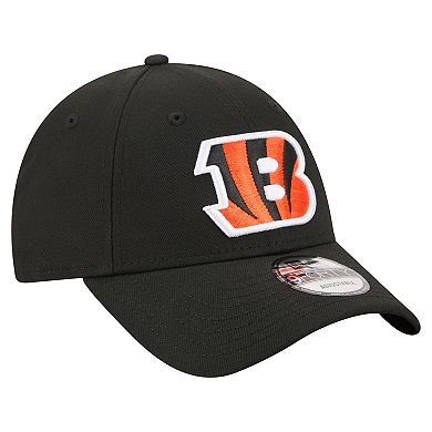 Men's New Era Black Cincinnati Bengals Core Team 9FORTY Adjustable Hat