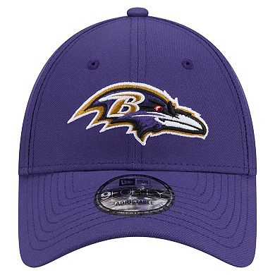 Men's New Era Purple Baltimore Ravens Core Team 9FORTY Adjustable Hat