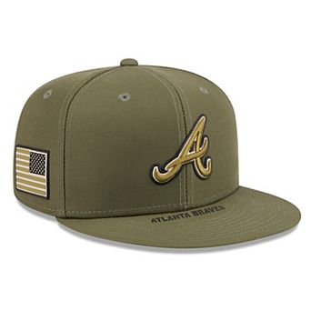 Men's New Era Olive Atlanta Braves 2026 Armed Forces Day 59FIFTY Fitted Hat