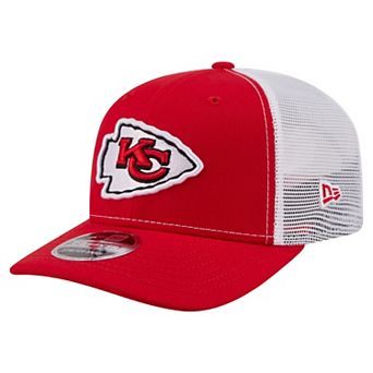Men's New Era Red Kansas City Chiefs 9SEVENTY Trucker Adjustable Hat