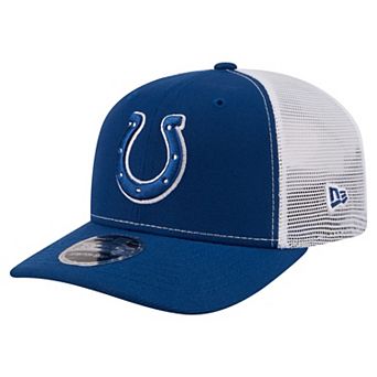 Men's New Era Blue Indianapolis Colts 9SEVENTY Trucker Adjustable Hat