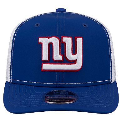 Men's New Era Royal New York Giants 9SEVENTY Trucker Adjustable Hat