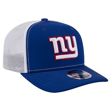 Men's New Era Royal New York Giants 9SEVENTY Trucker Adjustable Hat