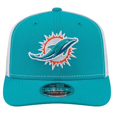 Men's New Era Aqua Miami Dolphins 9SEVENTY Trucker Adjustable Hat