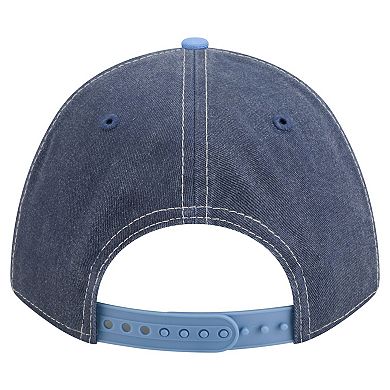 Men's New Era Blue Sporting Kansas City Jersey Hook 9FORTY Adjustable Hat