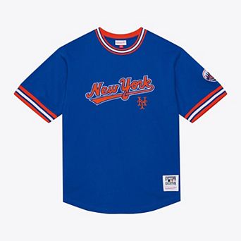 Men's Mitchell & Ness Royal New York Mets Wild Pitch Ringer T-Shirt