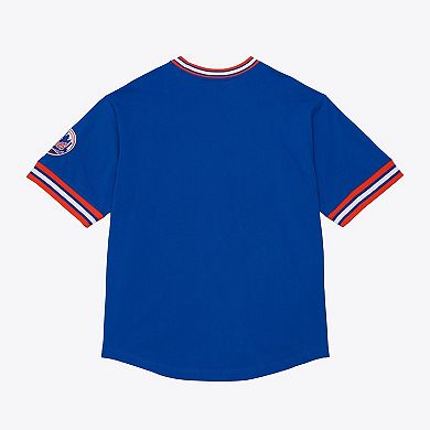 Men's Mitchell & Ness Royal New York Mets Wild Pitch Ringer T-Shirt