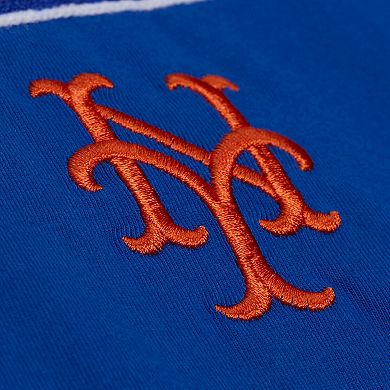 Men's Mitchell & Ness Royal New York Mets Wild Pitch Ringer T-Shirt