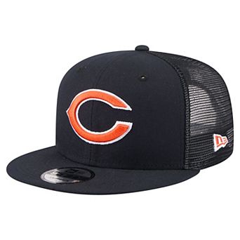 Men's New Era Navy Chicago Bears Core Team 9FIFTY Trucker Snapback Hat