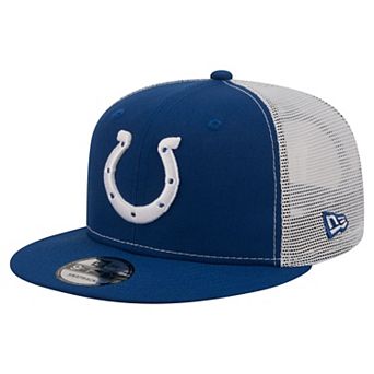 Men's New Era Royal Indianapolis Colts Core Team 9FIFTY Trucker Snapback Hat