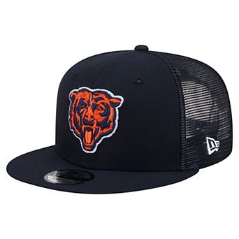 Men's New Era Navy Chicago Bears Core Team 9FIFTY Trucker Snapback Hat