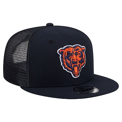 Men's New Era Navy Chicago Bears Core Team 9FIFTY Trucker Snapback Hat