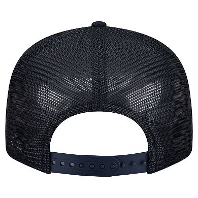 Men's New Era Navy Chicago Bears Core Team 9FIFTY Trucker Snapback Hat