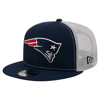 Men's New Era Navy New England Patriots Core Team 9FIFTY Trucker Snapback Hat