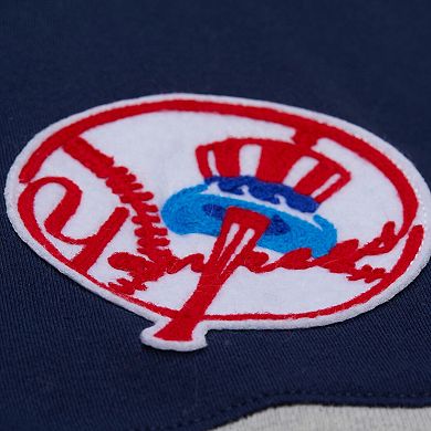 Men's Mitchell & Ness Navy New York Yankees Wild Pitch Ringer T-Shirt