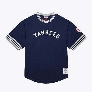 Men's Mitchell & Ness Navy New York Yankees Wild Pitch Ringer T-Shirt