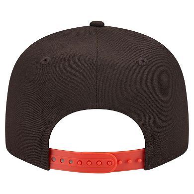 Men's New Era Brown Cleveland Browns 9FIFTY Snapback Hat