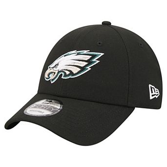 Men's New Era Black Philadelphia Eagles Core Team 9FORTY Adjustable Hat
