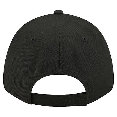 Men's New Era Black Philadelphia Eagles Core Team 9FORTY Adjustable Hat