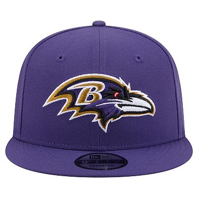 Men's New Era Purple Baltimore Ravens 9FIFTY Snapback Hat