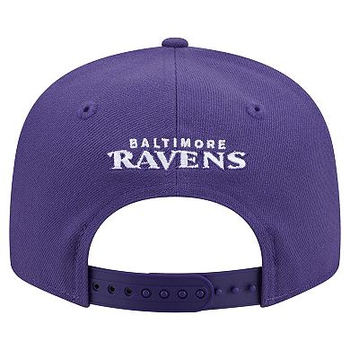 Men's New Era Purple Baltimore Ravens 9FIFTY Snapback Hat