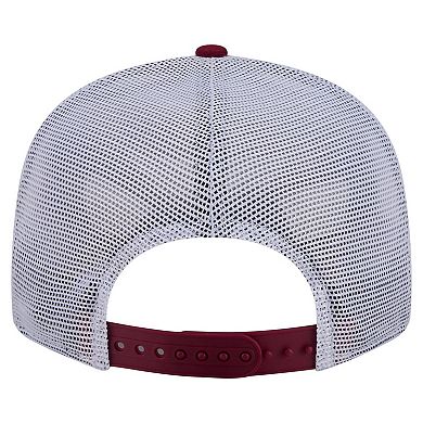 Men's New Era Burgundy Washington Commanders Core Team 9FIFTY Trucker Snapback Hat