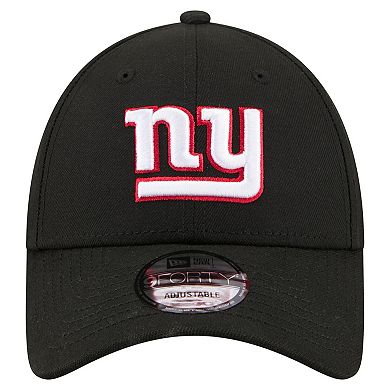 Men's New Era Black New York Giants Core Team 9FORTY Adjustable Hat