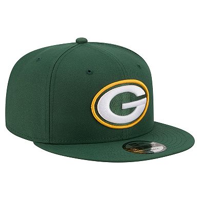 Men's New Era Green Green Bay Packers 9FIFTY Snapback Hat