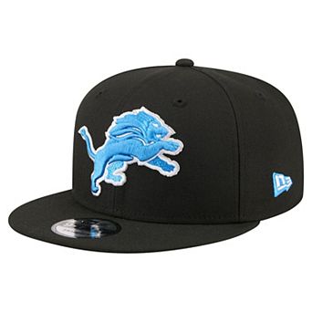 Men's New Era Black Detroit Lions 9FIFTY Snapback Hat