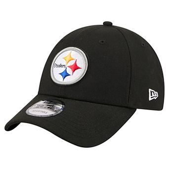 Men's New Era Black Pittsburgh Steelers Core Team 9FORTY Adjustable Hat