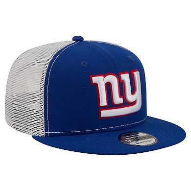 Men's New Era Royal New York Giants Core Team 9FIFTY Trucker Snapback Hat