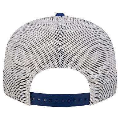 Men's New Era Royal New York Giants Core Team 9FIFTY Trucker Snapback Hat