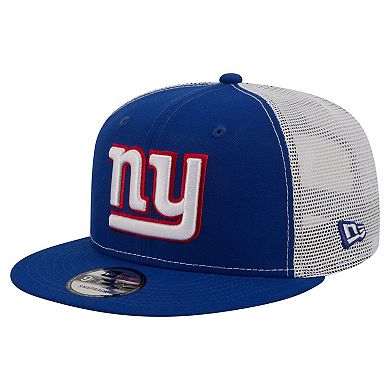 Men's New Era Royal New York Giants Core Team 9FIFTY Trucker Snapback Hat