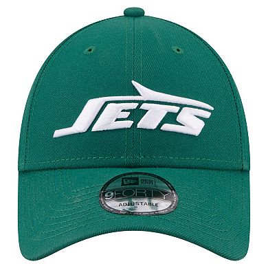Men's New Era Green New York Jets Core Team 9FORTY Adjustable Hat