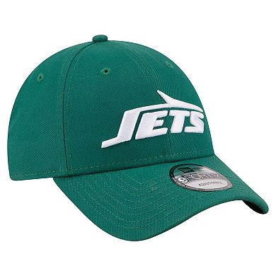 Men's New Era Green New York Jets Core Team 9FORTY Adjustable Hat