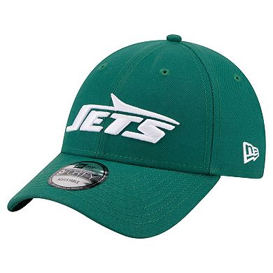 Men's New Era Green New York Jets Core Team 9FORTY Adjustable Hat