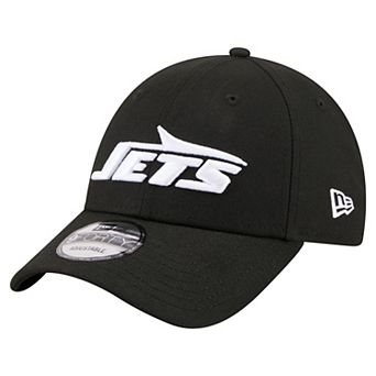 Men's New Era Black New York Jets Core Team 9FORTY Adjustable Hat