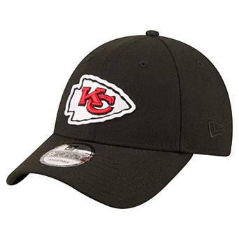 Men's New Era Black Kansas City Chiefs Core Team 9FORTY Adjustable Hat