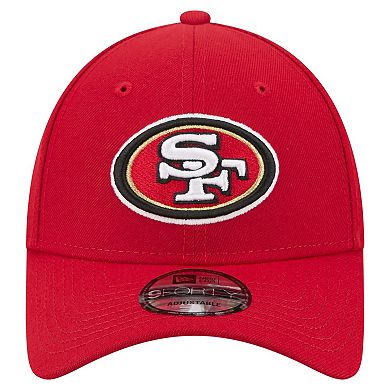 Men's New Era Scarlet San Francisco 49ers Core Team 9FORTY Adjustable Hat