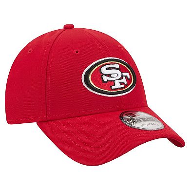 Men's New Era Scarlet San Francisco 49ers Core Team 9FORTY Adjustable Hat
