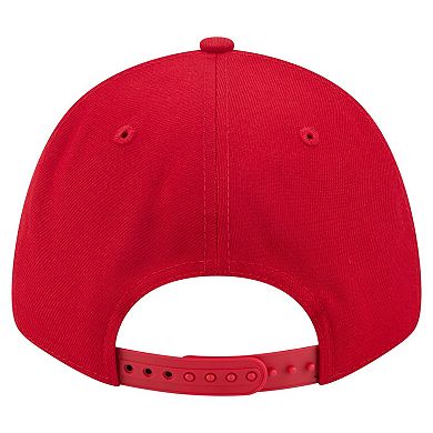 Men's New Era Scarlet San Francisco 49ers Core Team 9FORTY Adjustable Hat