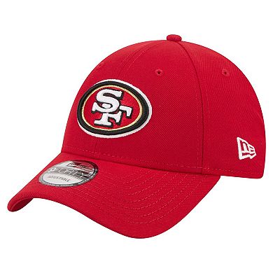 Men's New Era Scarlet San Francisco 49ers Core Team 9FORTY Adjustable Hat