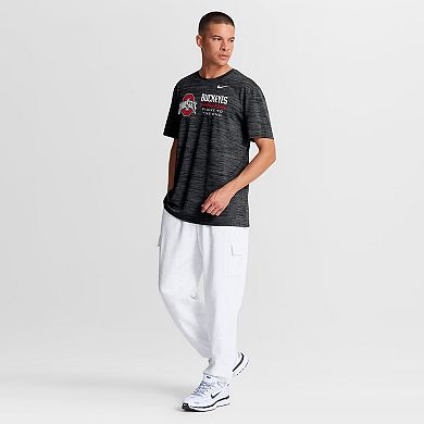 Men's Nike Black Ohio State Buckeyes Sideline Velocity Dri-FIT T-Shirt