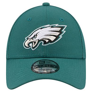 Men's New Era Midnight Green Philadelphia Eagles Core Team 9FORTY Adjustable Hat