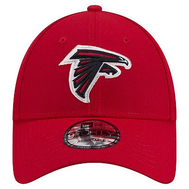 Men's New Era Red Atlanta Falcons Core Team 9FORTY Adjustable Hat