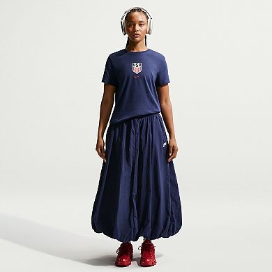Women's Nike Navy USMNT Crest T-Shirt